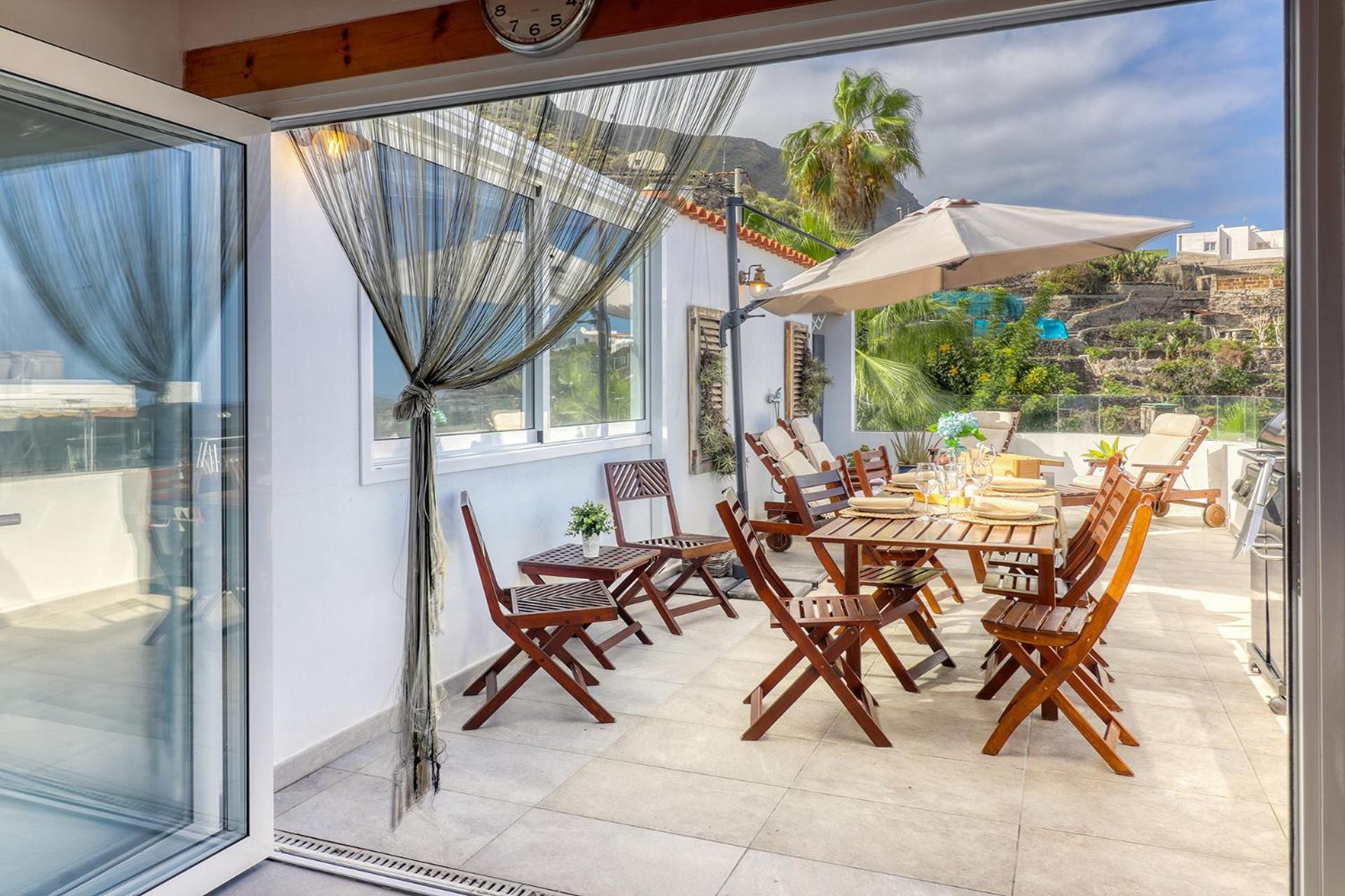 Big Terraced House, 100M To The Beach, With Bbq And Sea View Guincho  Eksteriør billede